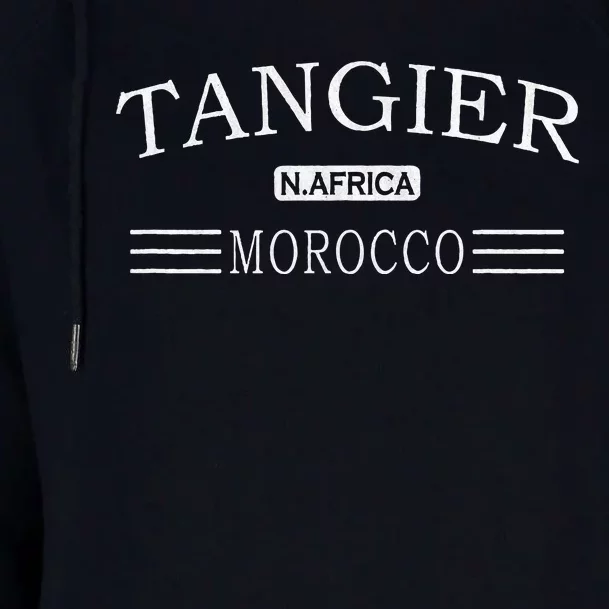 Tangier Morocco Womens Funnel Neck Pullover Hood