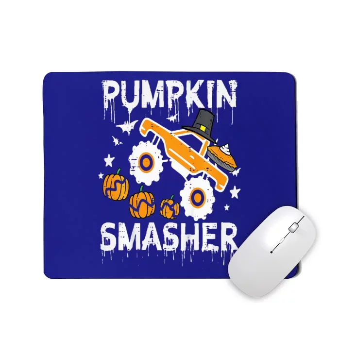 Thanksgiving Monster Truck Pumpkin Smasher Mousepad