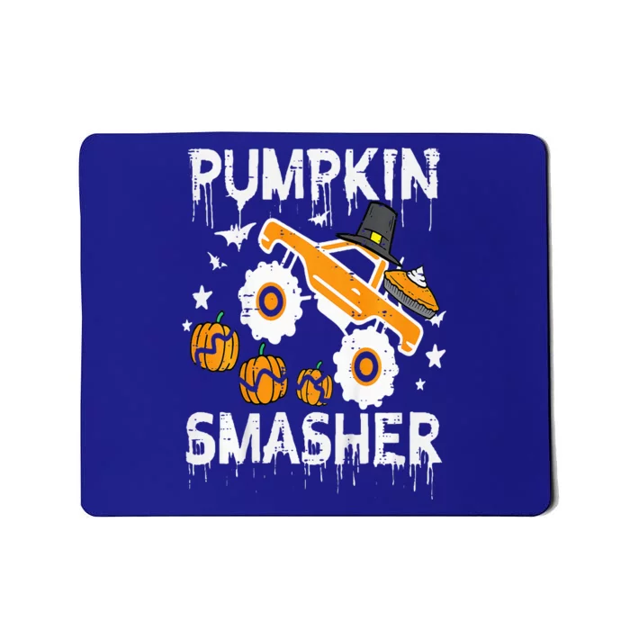 Thanksgiving Monster Truck Pumpkin Smasher Mousepad