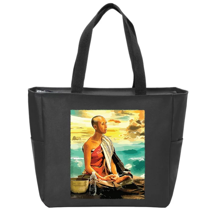 Thich Minh Tue Viet Nam Zip Tote Bag