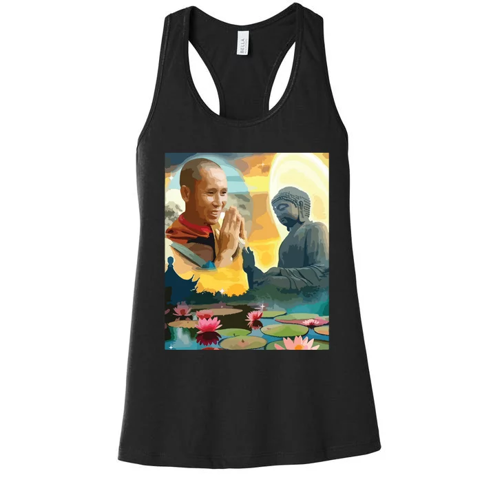 Thich Minh Tue Viet Nam Women's Racerback Tank