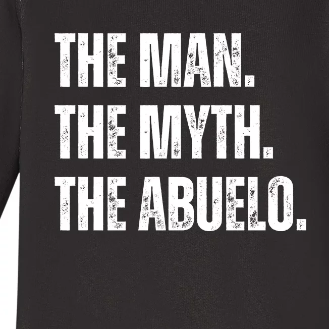 The Man The Myth The Abuelo Baby Long Sleeve Bodysuit