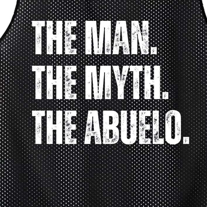 The Man The Myth The Abuelo Mesh Reversible Basketball Jersey Tank