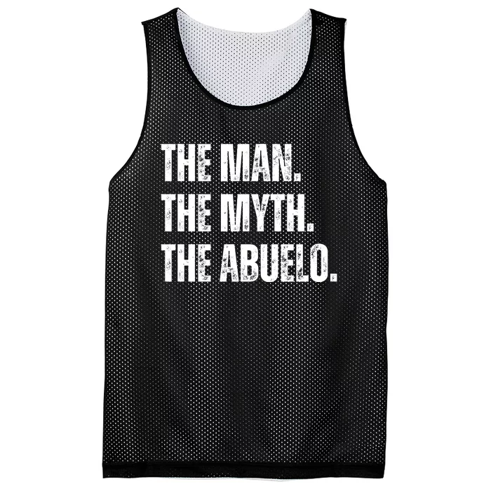 The Man The Myth The Abuelo Mesh Reversible Basketball Jersey Tank