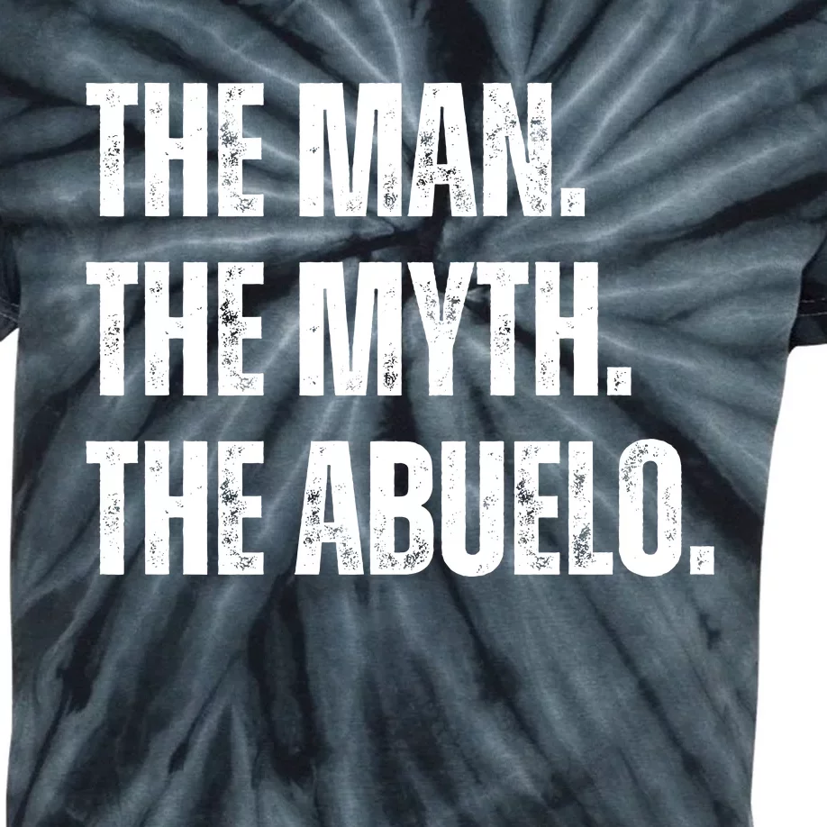 The Man The Myth The Abuelo Kids Tie-Dye T-Shirt