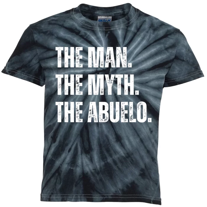 The Man The Myth The Abuelo Kids Tie-Dye T-Shirt