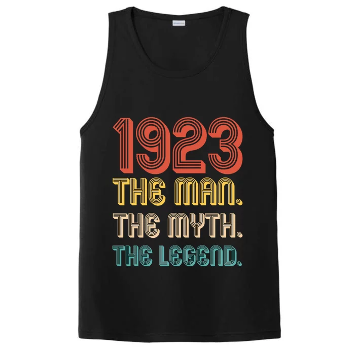 The Man The Myth The Legend 1923 100th Birthday Performance Tank