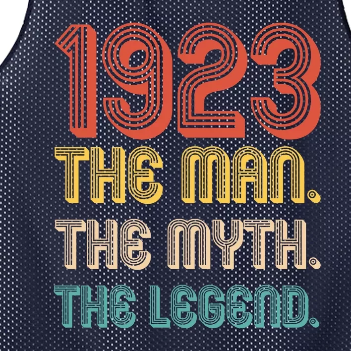 The Man The Myth The Legend 1923 100th Birthday Mesh Reversible Basketball Jersey Tank