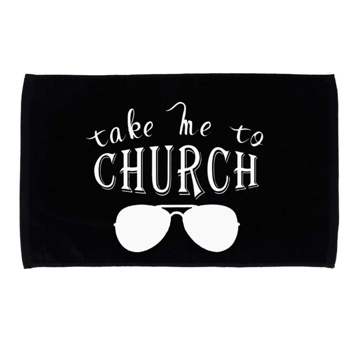 Take Me To The Church Christian Country Concert Microfiber Hand Towel