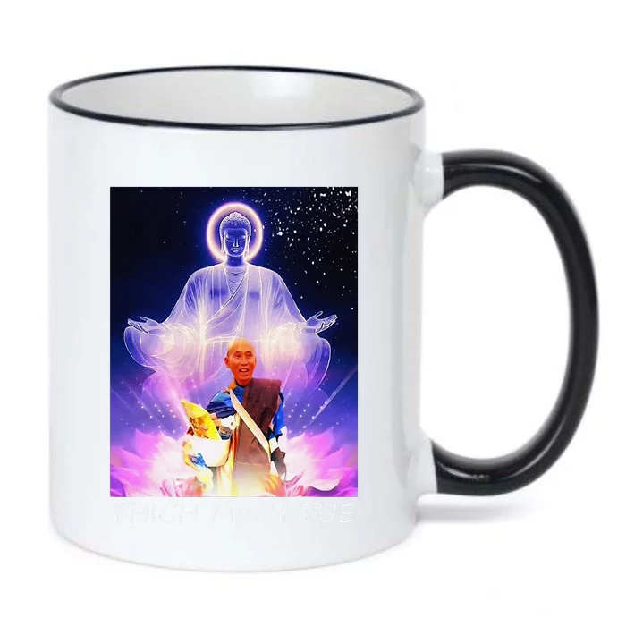 Thich Minh Tue Black Color Changing Mug