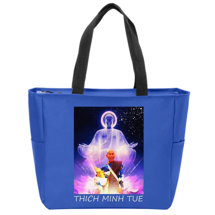 Thich Minh Tue Zip Tote Bag