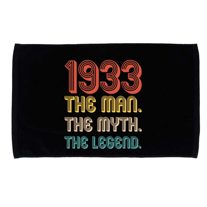 The Man The Myth The Legend 1933 90th Birthday Microfiber Hand Towel