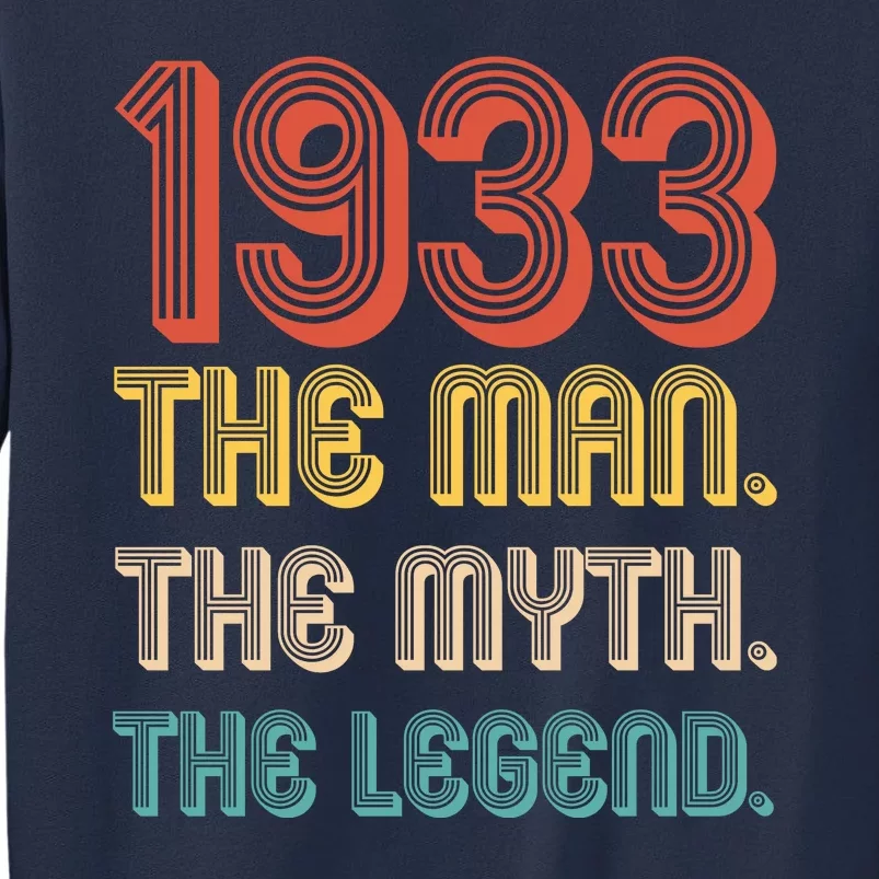 The Man The Myth The Legend 1933 90th Birthday Sweatshirt