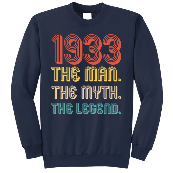 The Man The Myth The Legend 1933 90th Birthday Sweatshirt