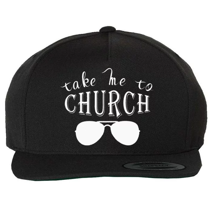 Take Me To The Church Christian Country Concert Wool Snapback Cap