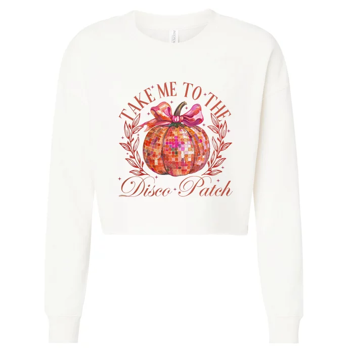 Take Me To The Pumpkin Patch Cropped Pullover Crew