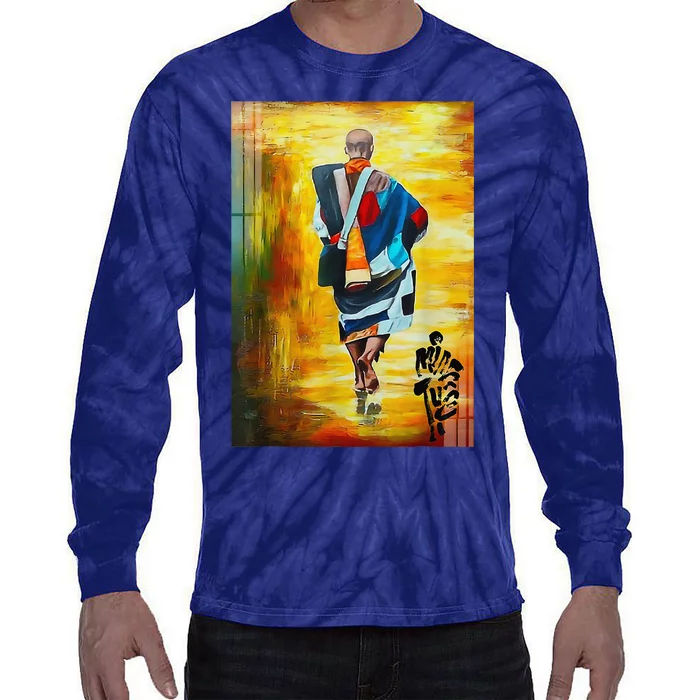 Thich Minh Tue Buddhist Monk Spiritual Journey Vietnam Tie-Dye Long Sleeve Shirt