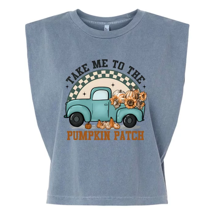 Take Me To The Pumpkin Patch Garment-Dyed Women's Muscle Tee