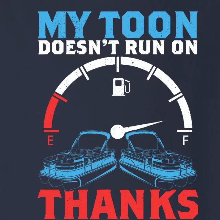 Tritoon My Toon Doesnt Run On Thanks For Tritoon Captain Toddler Long Sleeve Shirt