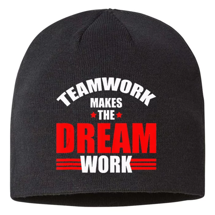 Teamwork Makes The Dream Work Team Crew Building 8 1/2in Sustainable Knit Beanie