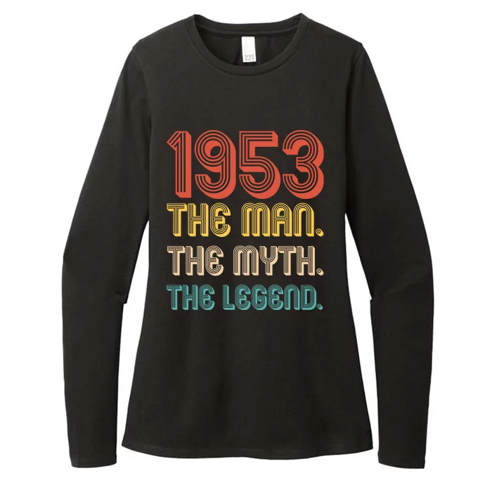 The Man The Myth The Legend 1953 70th Birthday Womens CVC Long Sleeve Shirt