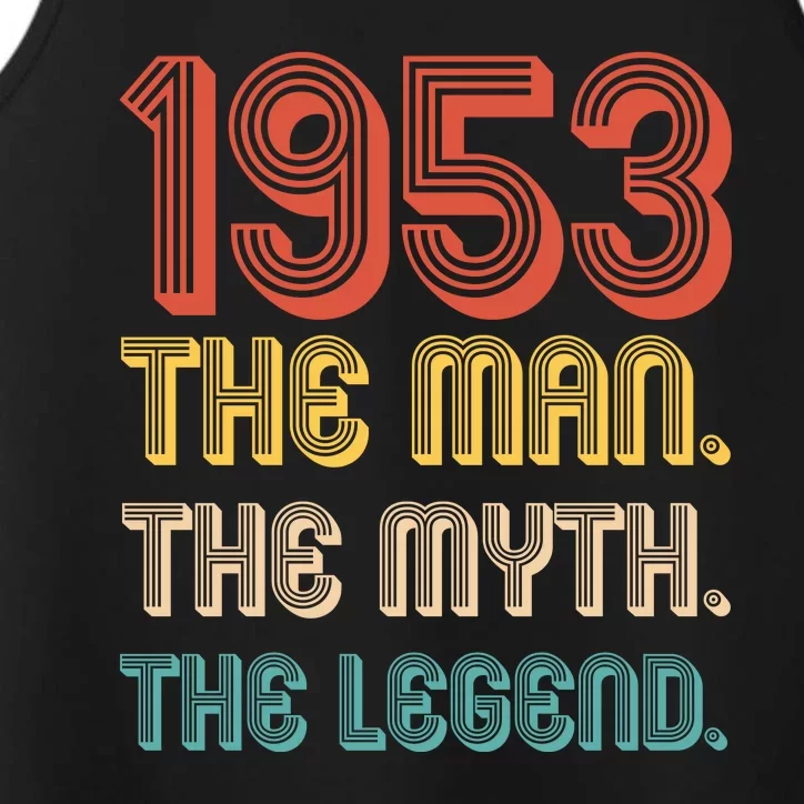 The Man The Myth The Legend 1953 70th Birthday Performance Tank