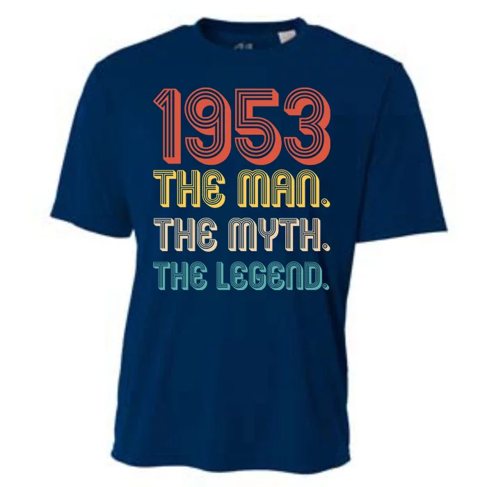 The Man The Myth The Legend 1953 70th Birthday Cooling Performance Crew T-Shirt