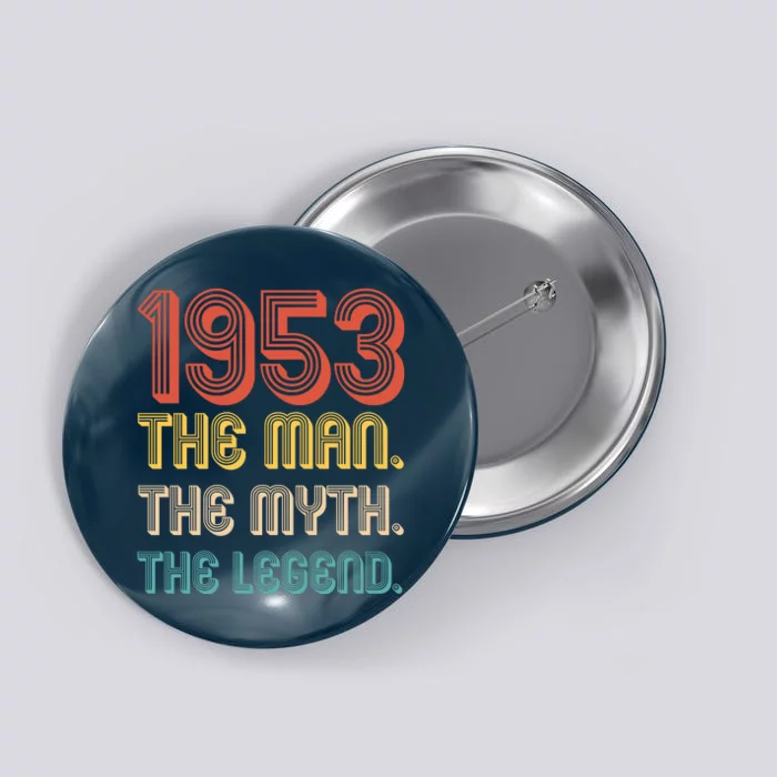 The Man The Myth The Legend 1953 70th Birthday Button