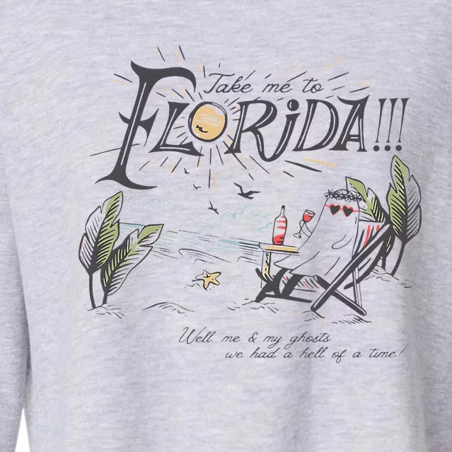 Take Me To The Florida Cropped Pullover Crew