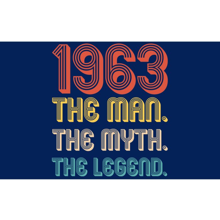 The Man The Myth The Legend 1963 60th Birthday Bumper Sticker