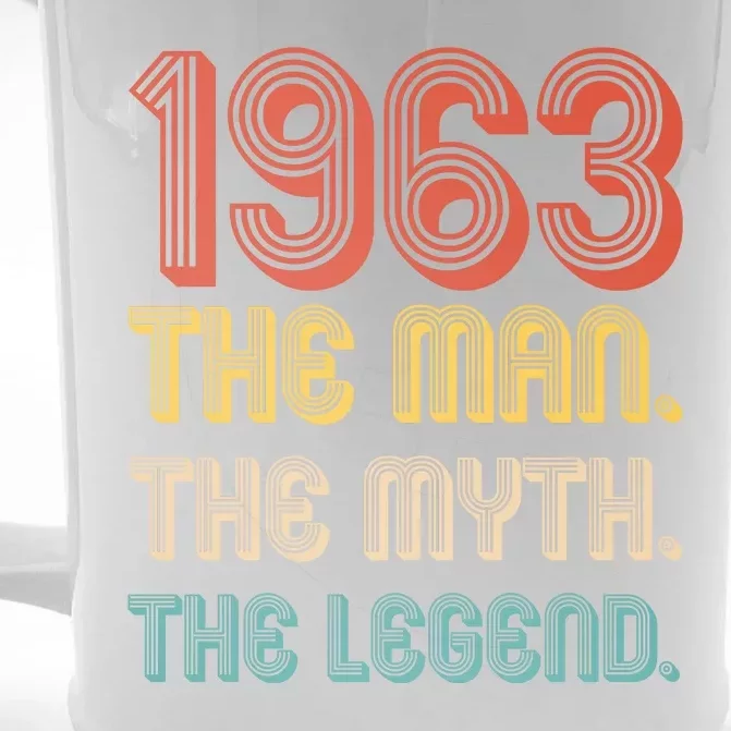 The Man The Myth The Legend 1963 60th Birthday Front & Back Beer Stein