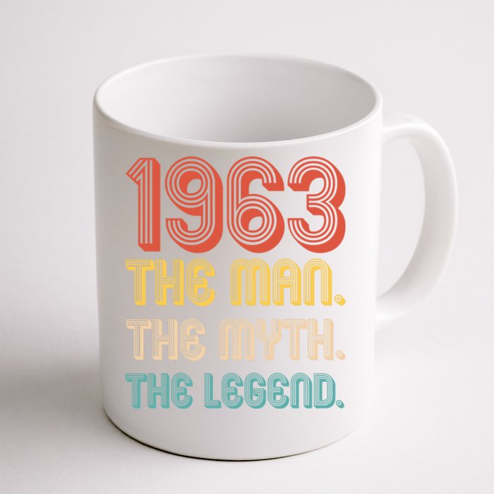 The Man The Myth The Legend 1963 60th Birthday Front & Back Coffee Mug