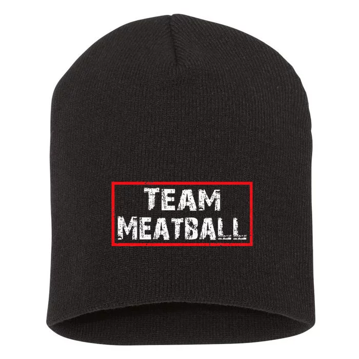 Team Meatball Short Acrylic Beanie