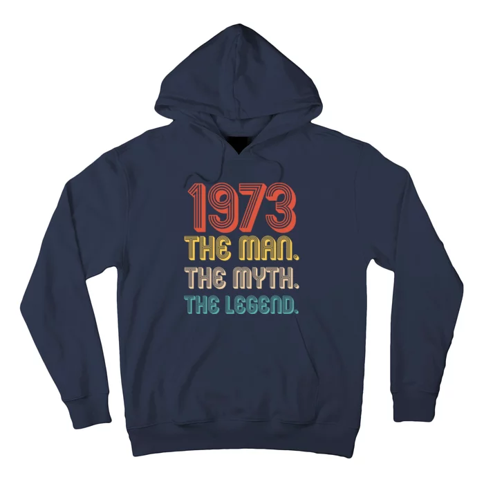 The Man The Myth The Legend 1973 50th Birthday Hoodie