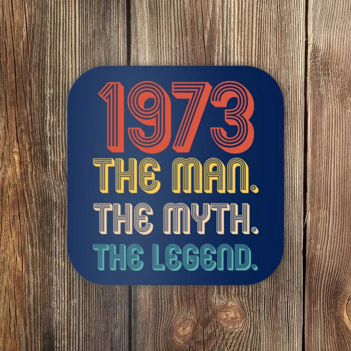 The Man The Myth The Legend 1973 50th Birthday Coaster