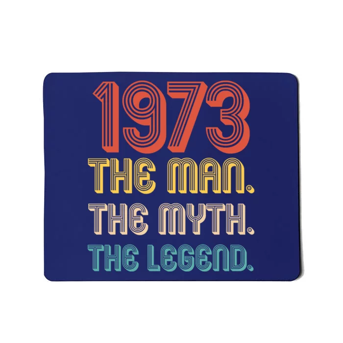 The Man The Myth The Legend 1973 50th Birthday Mousepad