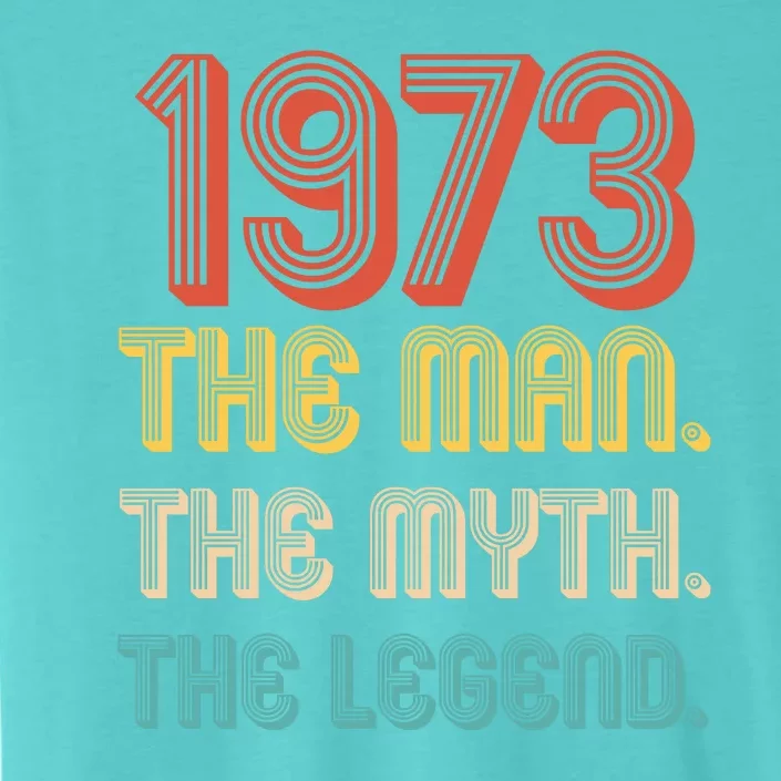 The Man The Myth The Legend 1973 50th Birthday ChromaSoft Performance T-Shirt