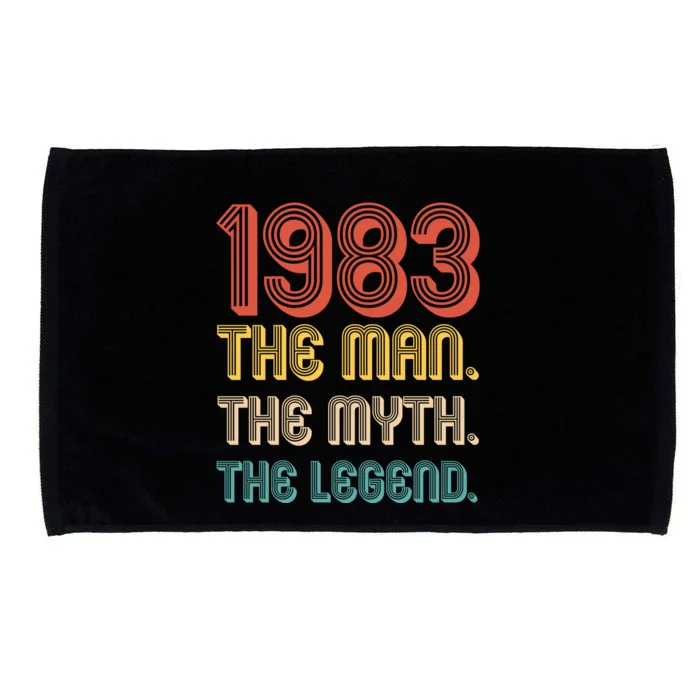 The Man The Myth The Legend 1983 40th Birthday Microfiber Hand Towel