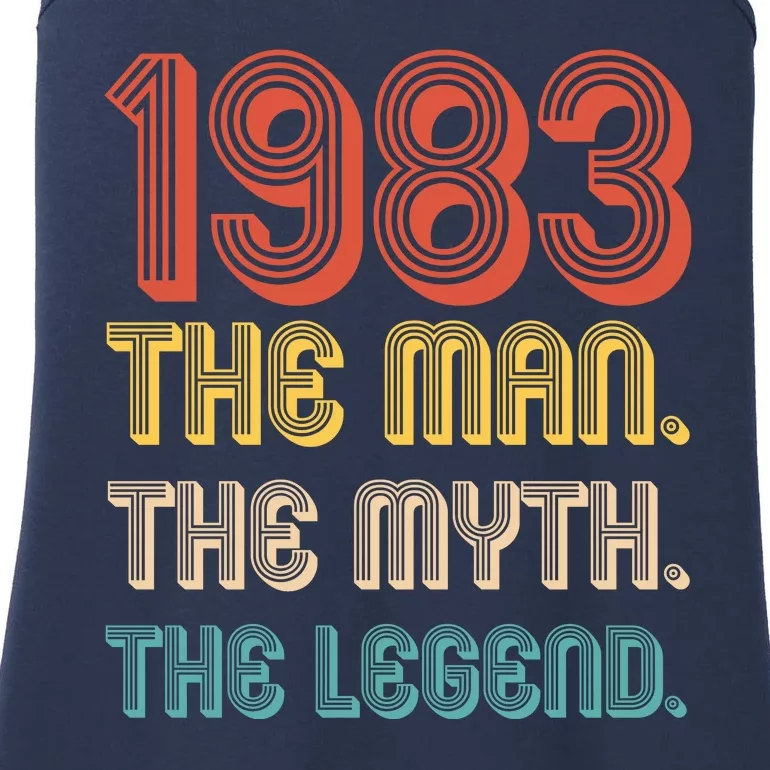 The Man The Myth The Legend 1983 40th Birthday Ladies Essential Tank