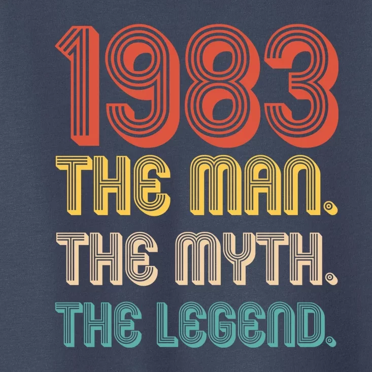 The Man The Myth The Legend 1983 40th Birthday Toddler T-Shirt