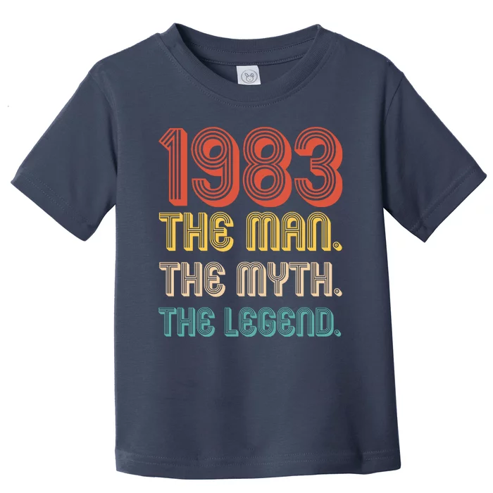 The Man The Myth The Legend 1983 40th Birthday Toddler T-Shirt