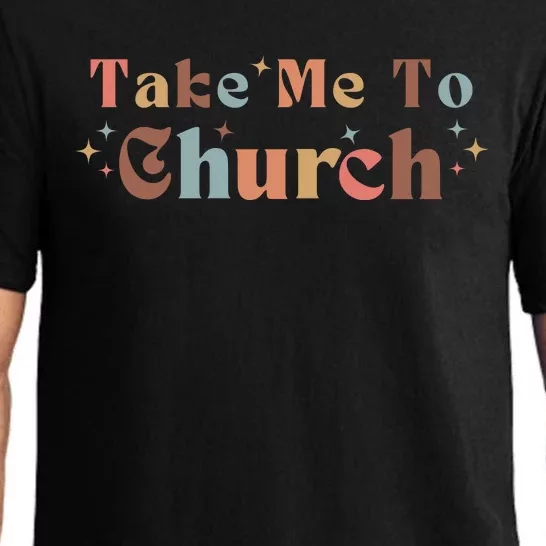 Take Me To Church Christian Pajama Set