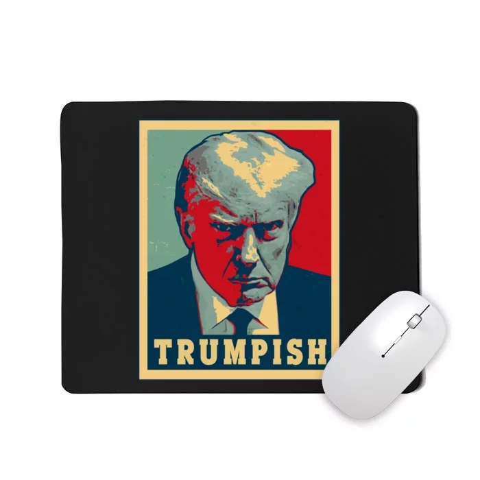 Trumpish Mugshot Vintage Poster Mousepad