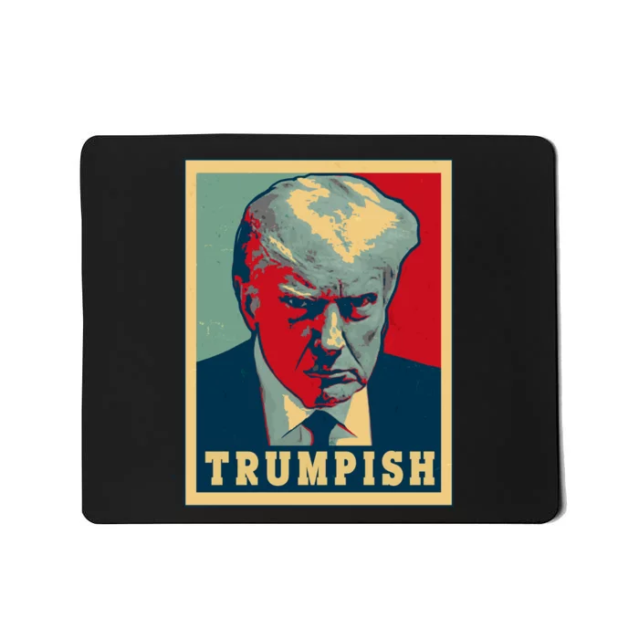 Trumpish Mugshot Vintage Poster Mousepad