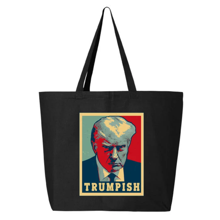 Trumpish Mugshot Vintage Poster 25L Jumbo Tote