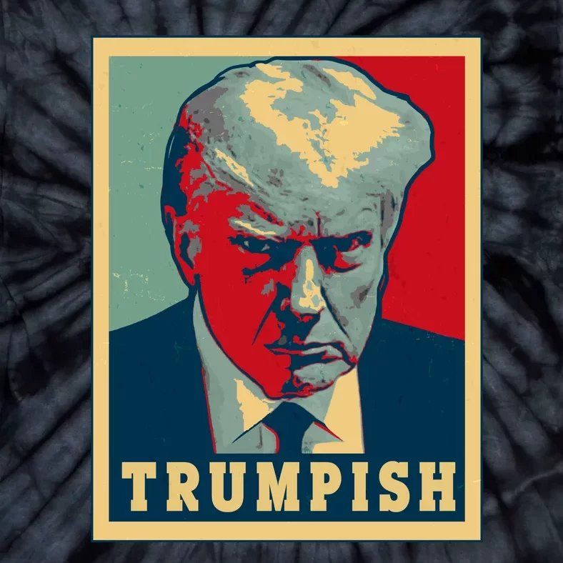 Trumpish Mugshot Vintage Poster Tie-Dye T-Shirt