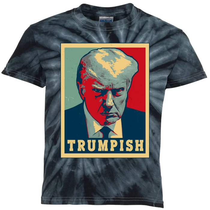 Trumpish Mugshot Vintage Poster Kids Tie-Dye T-Shirt