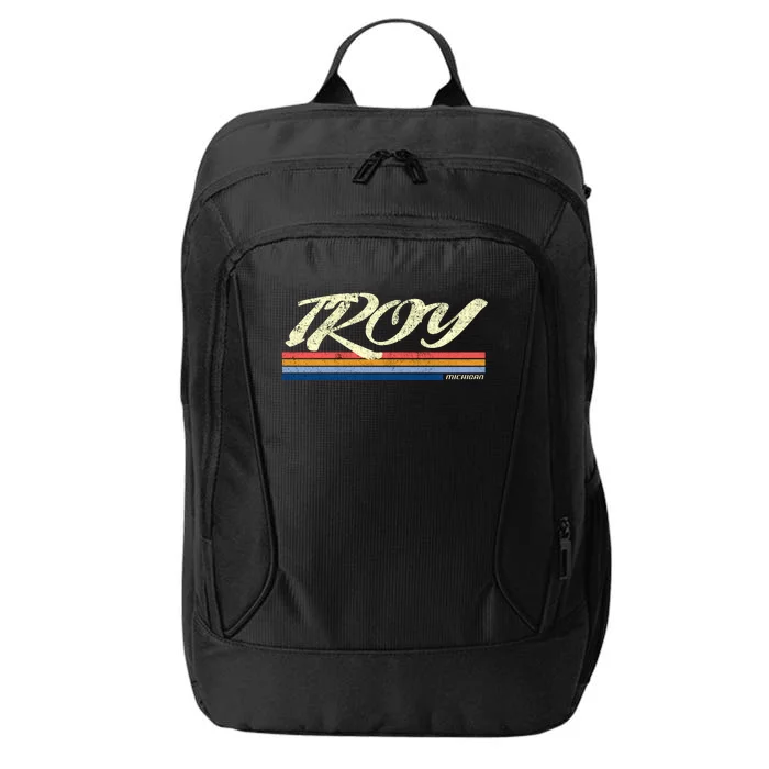 Troy Michigan Vintage City Backpack