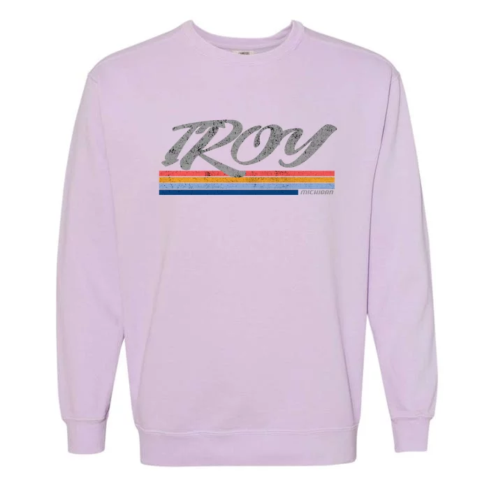 Troy Michigan Vintage Garment-Dyed Sweatshirt