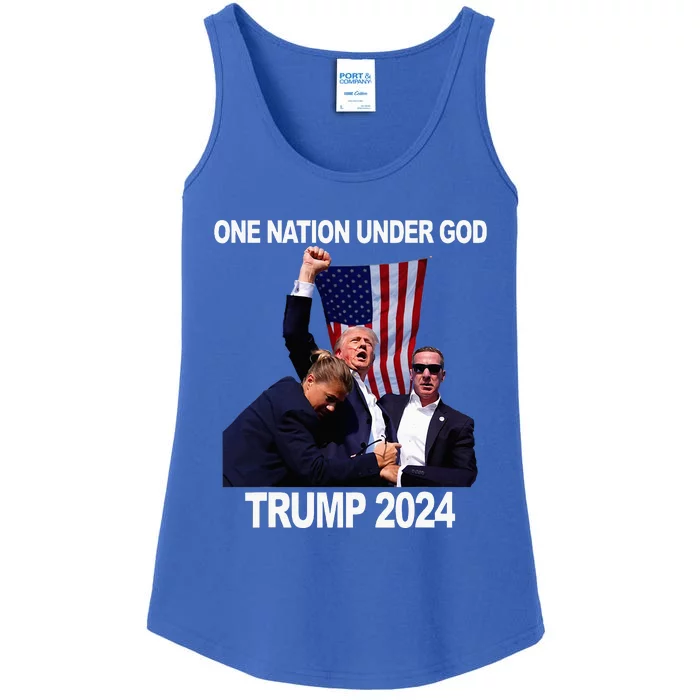 Trump Mugshot Vote For The Felon Trump 2024 Trump Convicted Ladies Essential Tank